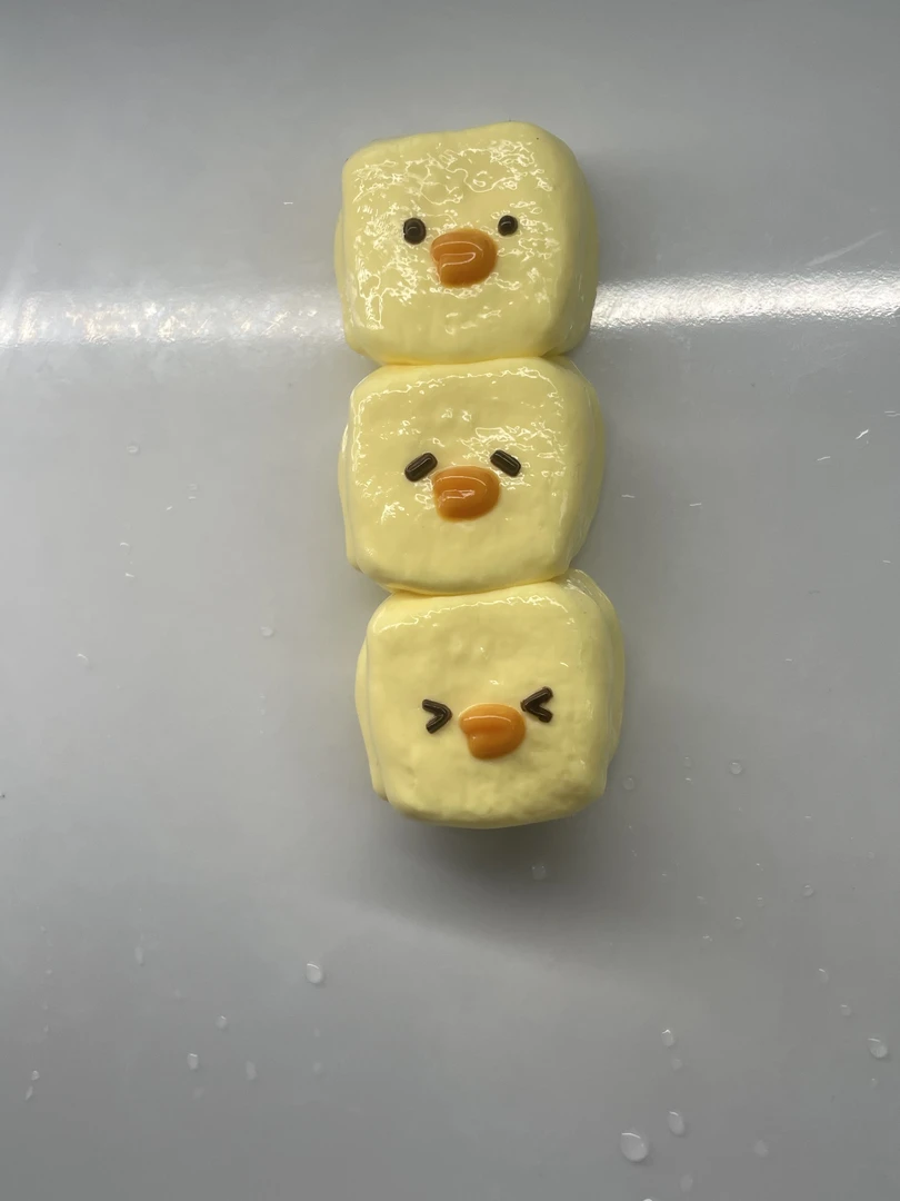 食品级硅胶纯手工制作捏捏-捏捏小鸡年糕（大瑕重瑕）