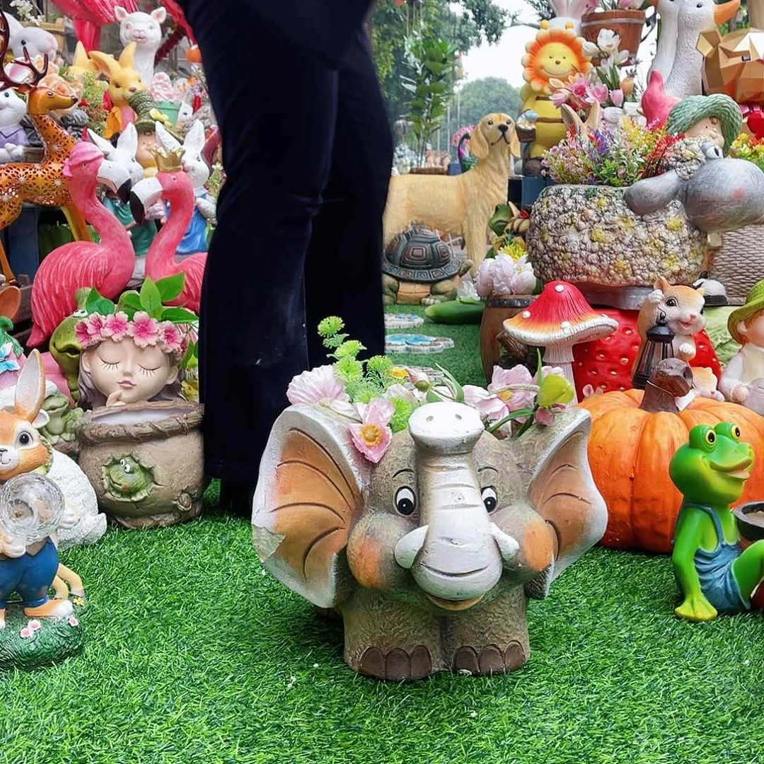 【闪购商品】无铅玻璃花园摆件&000&