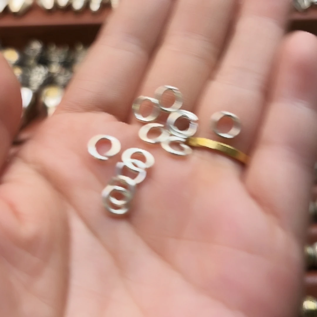 ****ℌ925银精工挂环纯银