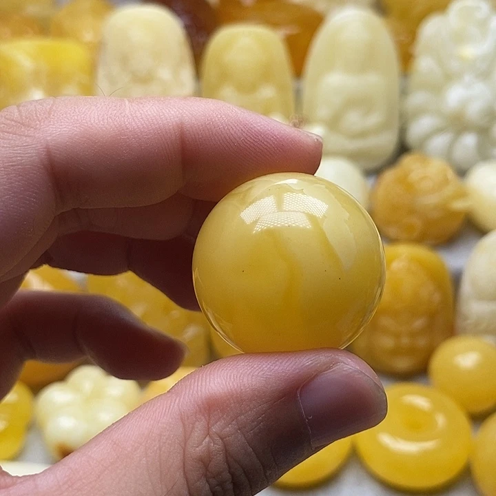 琥珀颈饰未镶嵌琥珀蜜蜡吊坠