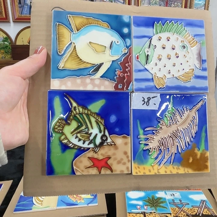 陶瓷板画10/10微瑕