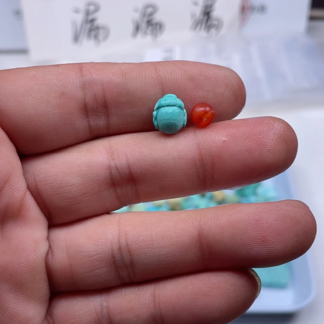 南红玛瑙未镶嵌颈饰176