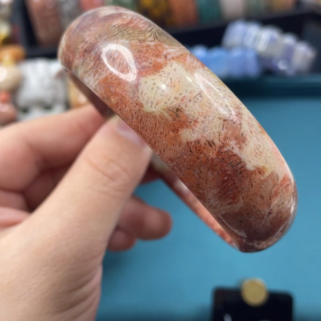 未镶嵌手镯硅化玉