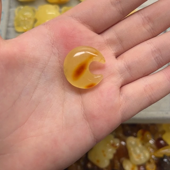 未镶嵌蜜蜡裸石天然琥珀蜜蜡配件