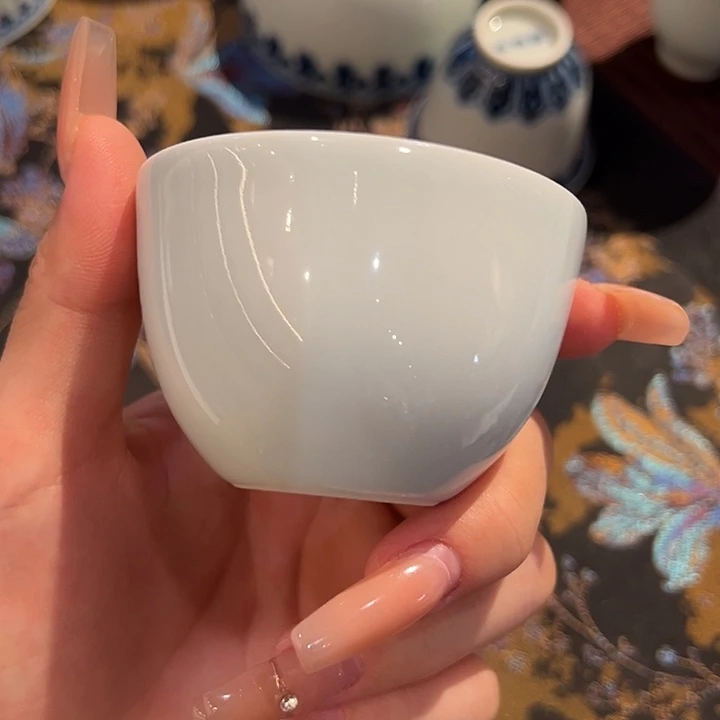 堂钟正窑玛瑙入釉单杯杯杯