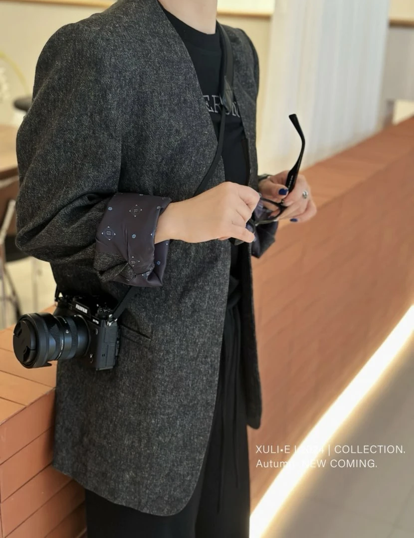 XULI'S EPOCH里布印花设计西服外套·飞回来小黑屋·83052