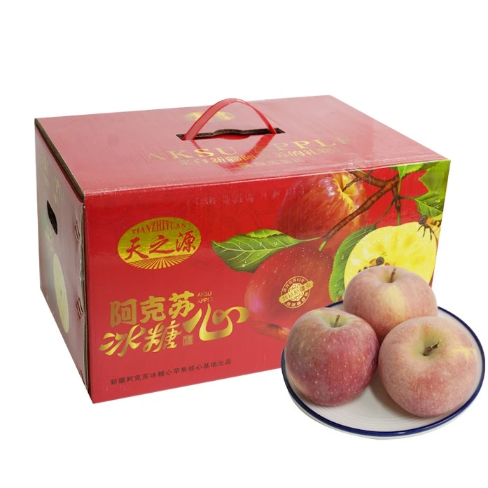 新疆阿克苏苹果   约3.8-3.9㎏/件