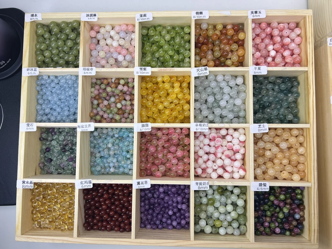 天然玛瑙水晶玉石（散珠DIY）多样性发其一