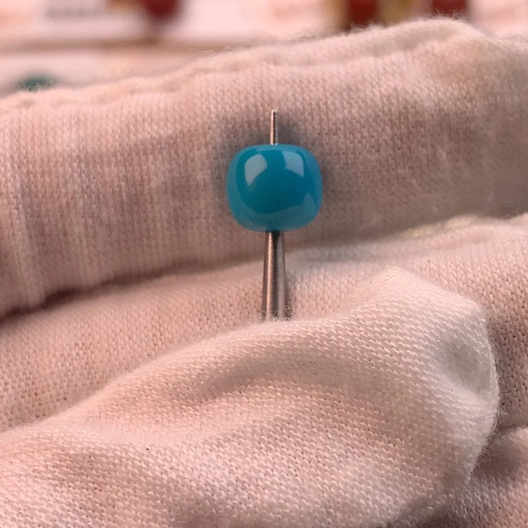 绿松石未镶嵌配饰蕊7.3*6.5