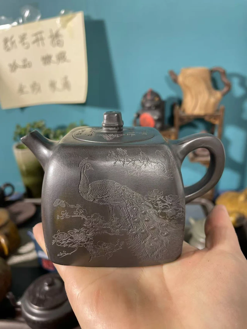 宜兴紫砂四方汗铎