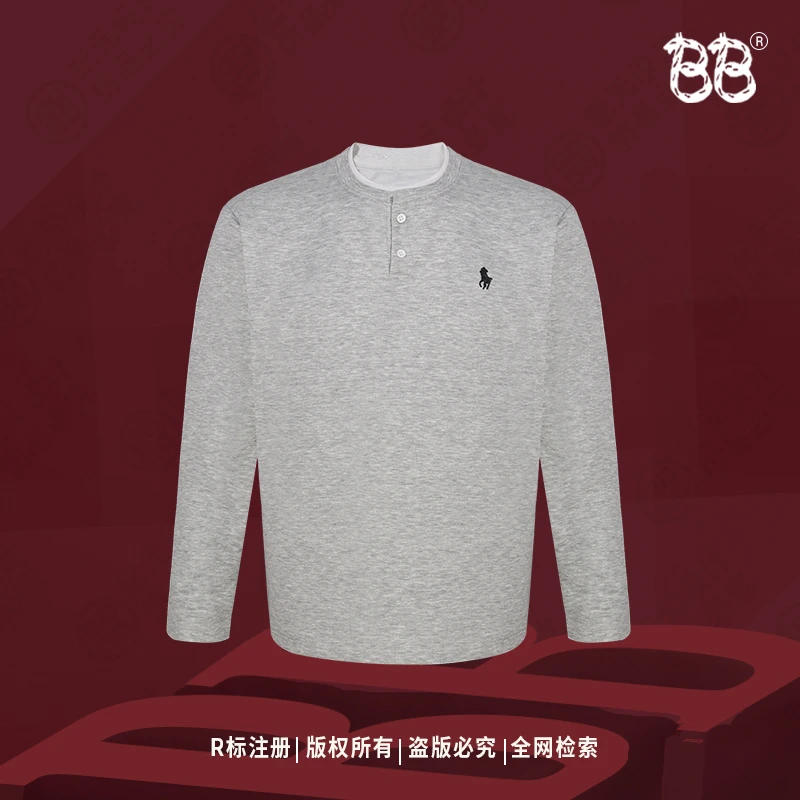 BB 【Archer】欧式简约经典轻奢polo卫衣拉夫刺绣百搭休闲长袖