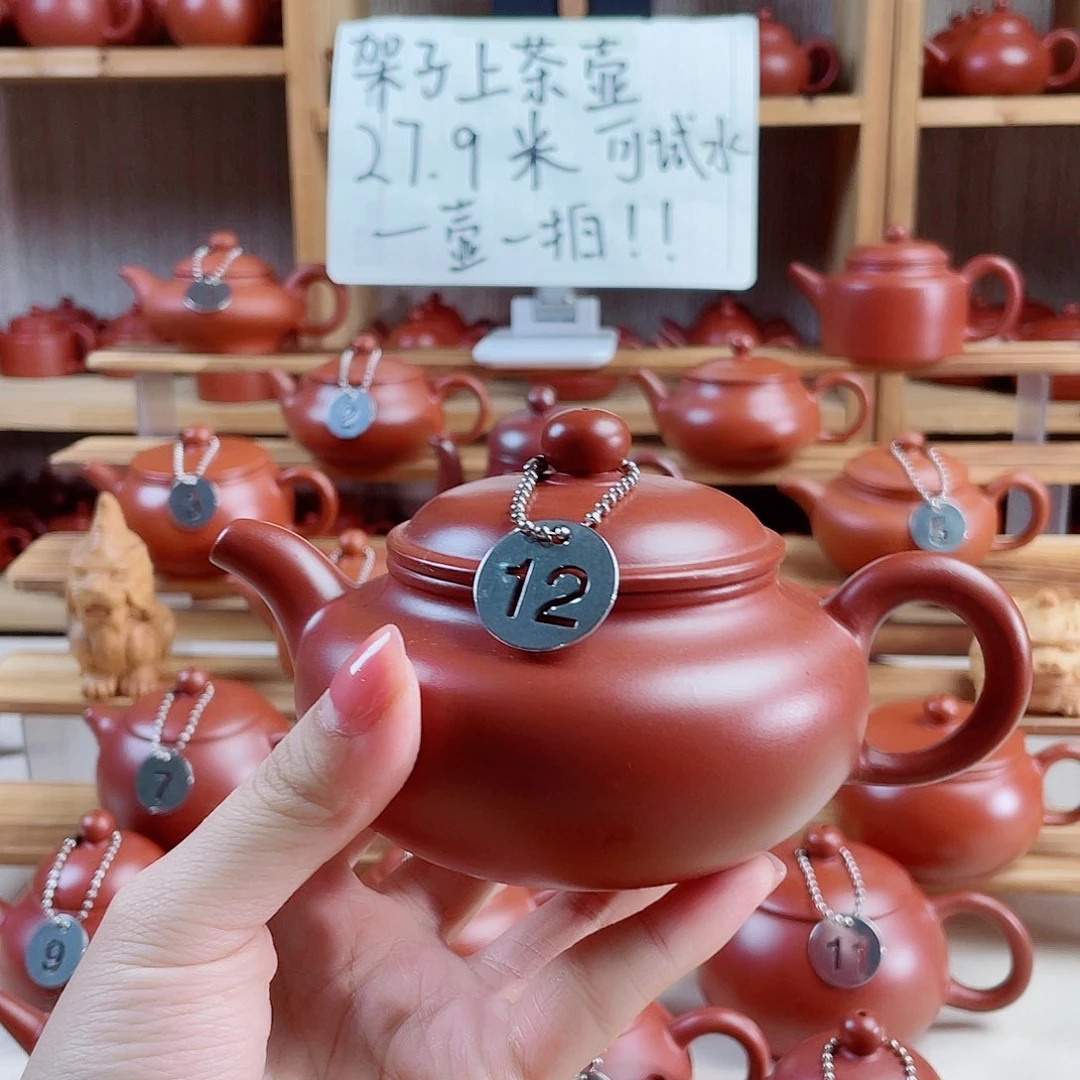 潮州朱泥壶大仿古壶260毫升