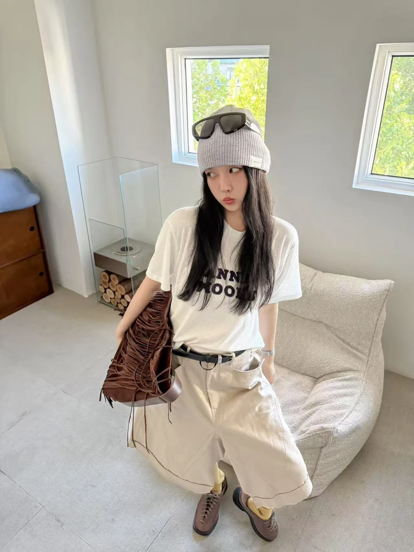 ANNAMOOER · 设计师品牌绣花T恤 AM74Z08/1256T