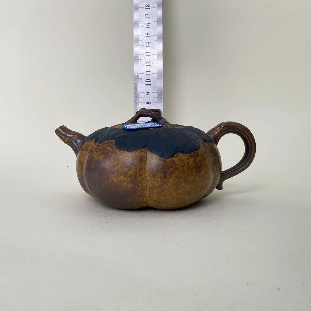 宜兴手工紫砂陶 （南瓜）茶壶GS3633-17