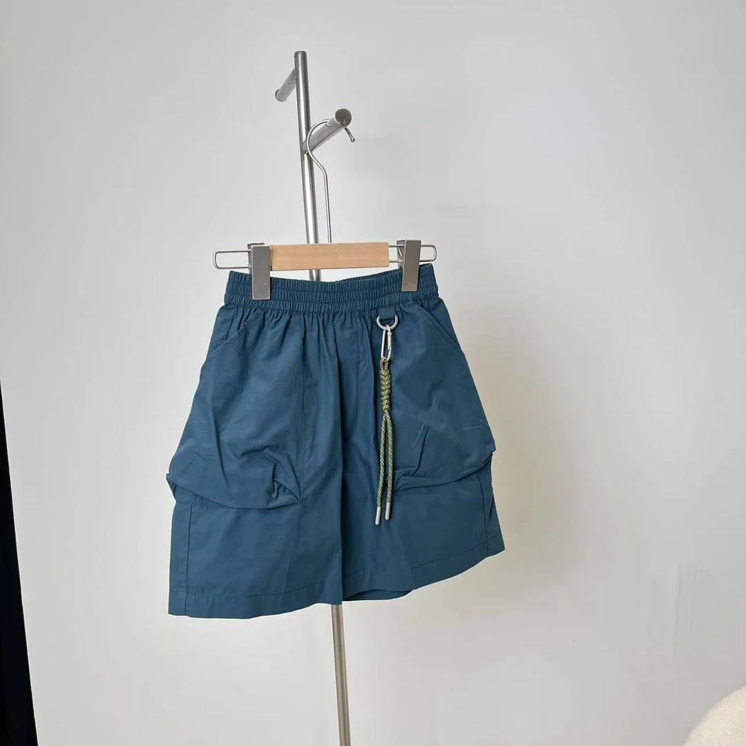 新款休闲短裤墨绿色 1561鼓系