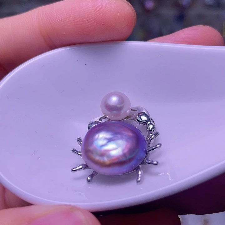 合金淡水珍珠颈饰02