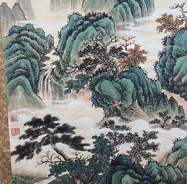 直播间专用链 多款可选 大尺寸山水 花鸟 中堂立轴 精品装饰画
