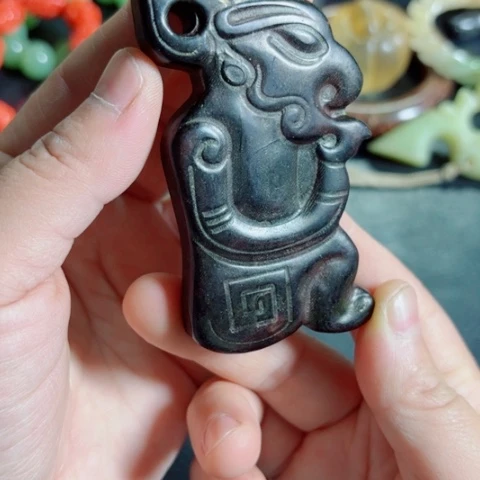 白玉菩提把件一起一个