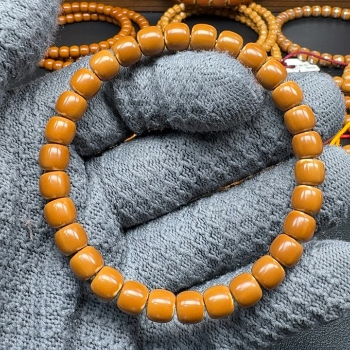 手串/手链橄榄核7.8老挝正三花核尖单圈面无白