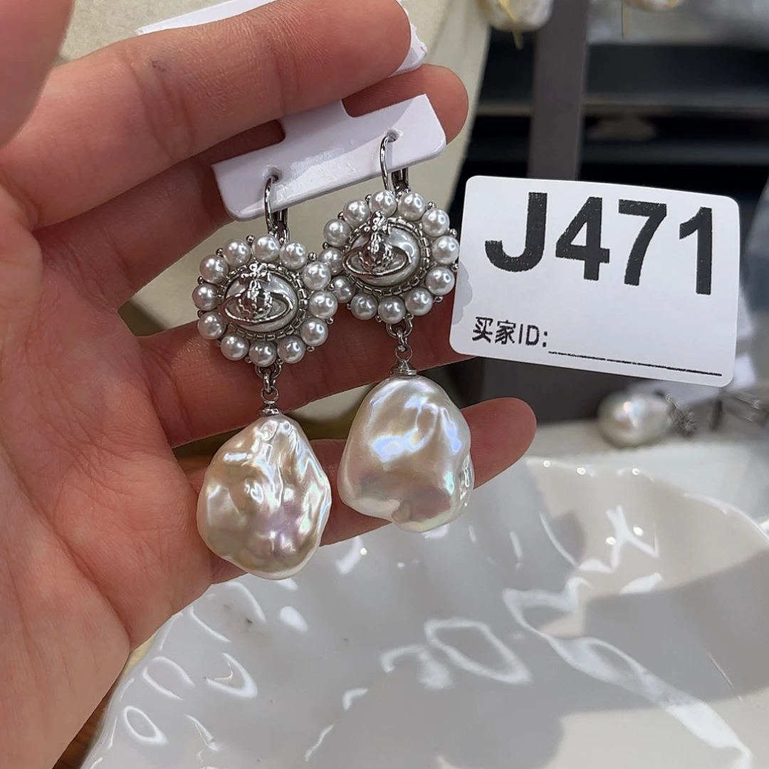 耳饰合金淡水珍珠