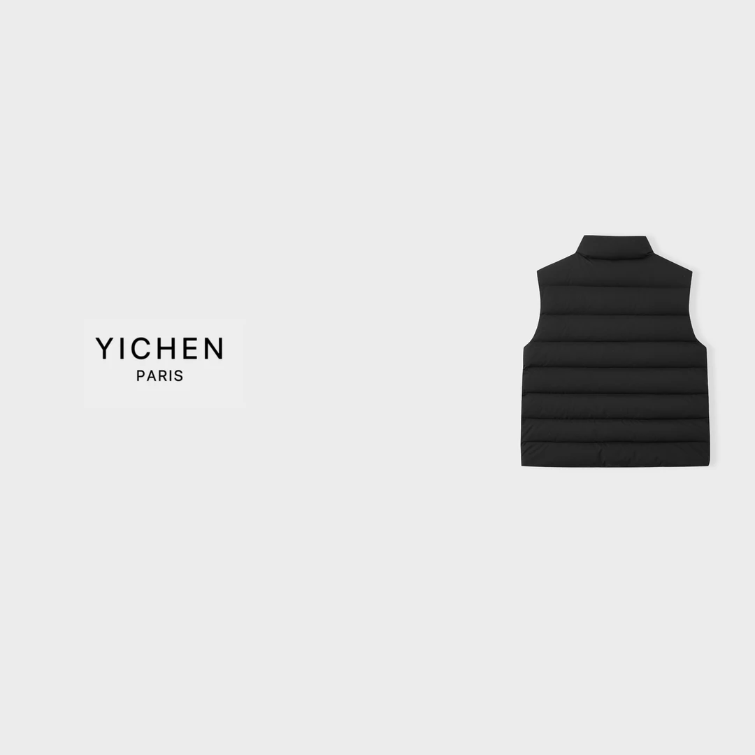 YC 黑金双口袋轻量感羽绒马甲-4131