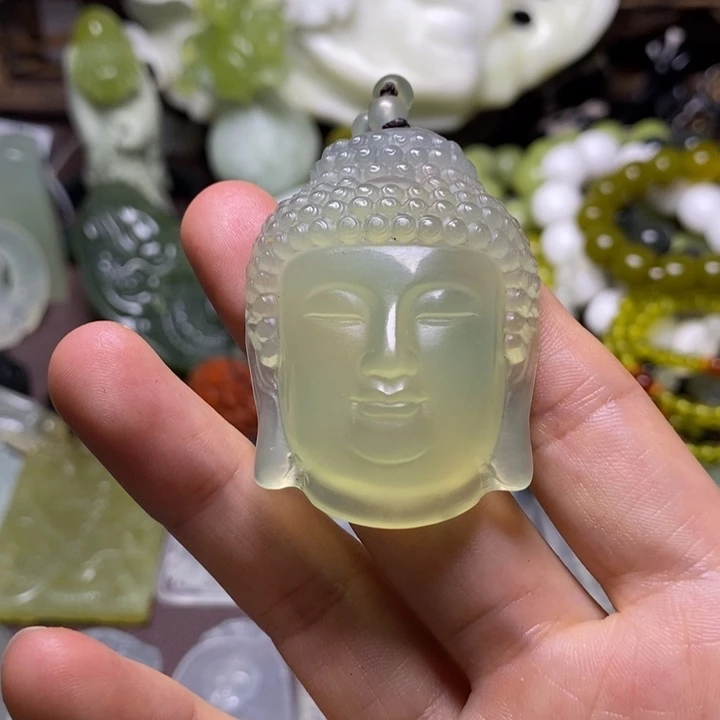 岫玉未镶嵌岫玉挂件