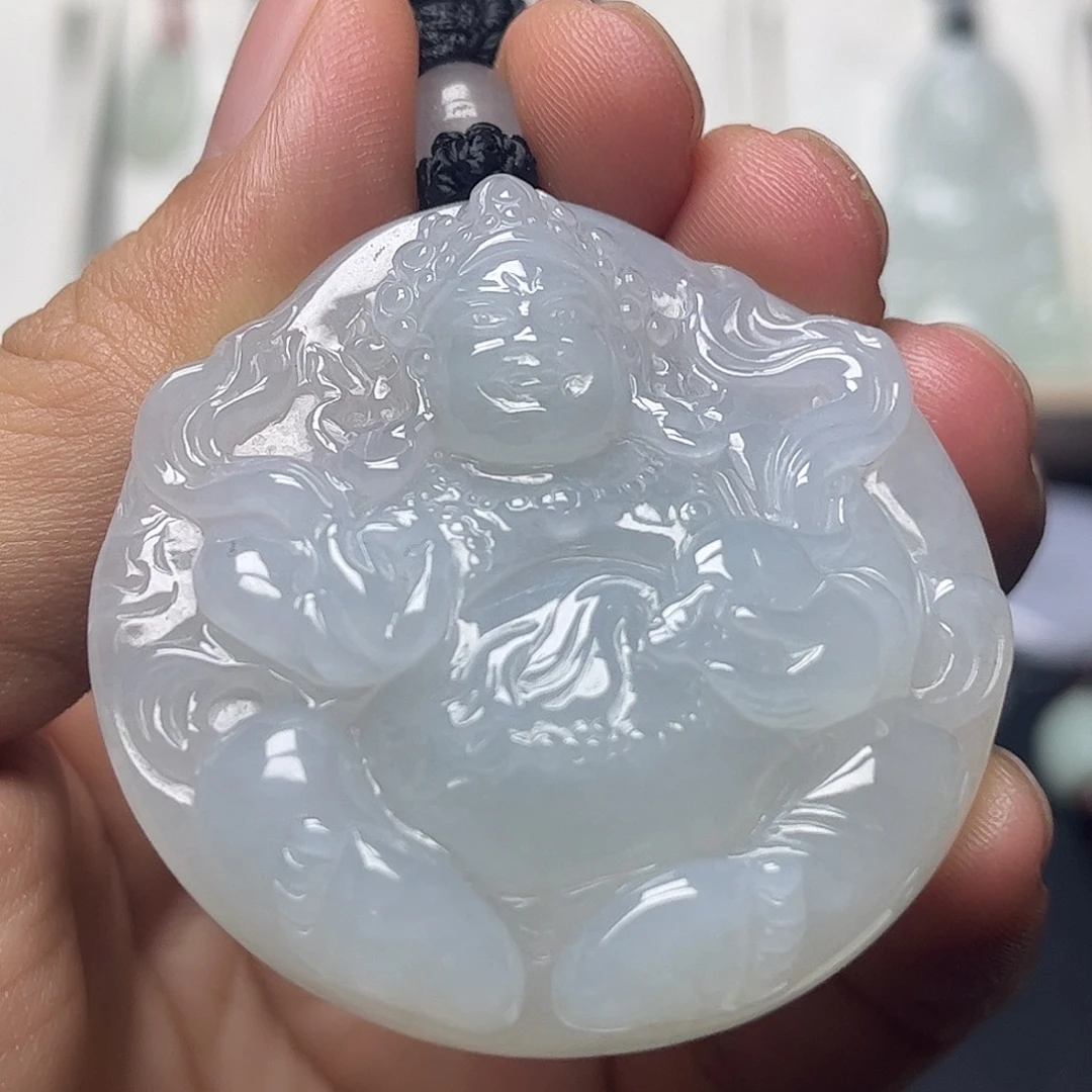 翡翠未镶嵌颈饰缅甸天然翡翠