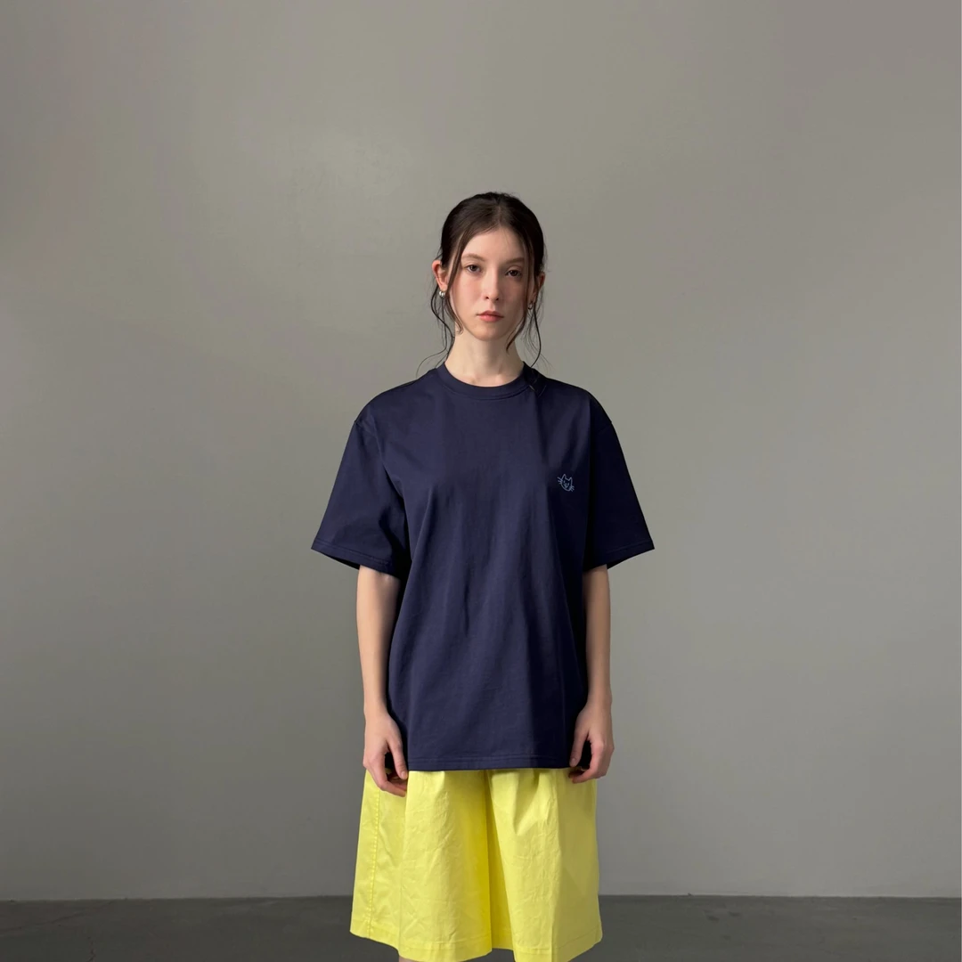 Pada.嘻&AF【猫咪印花】韩版简约 卡通印花休闲T恤 2045Hi Fortune