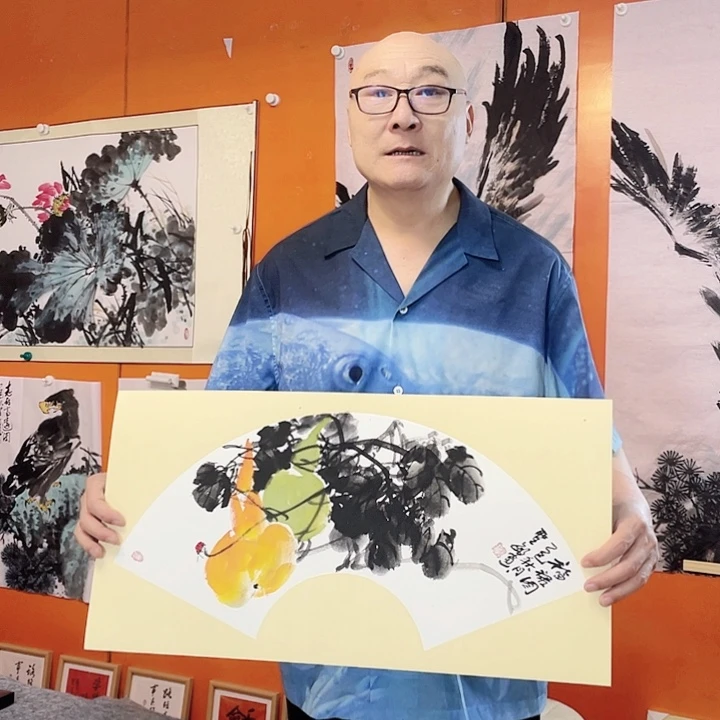 国画张圣敏先生纯手绘作品