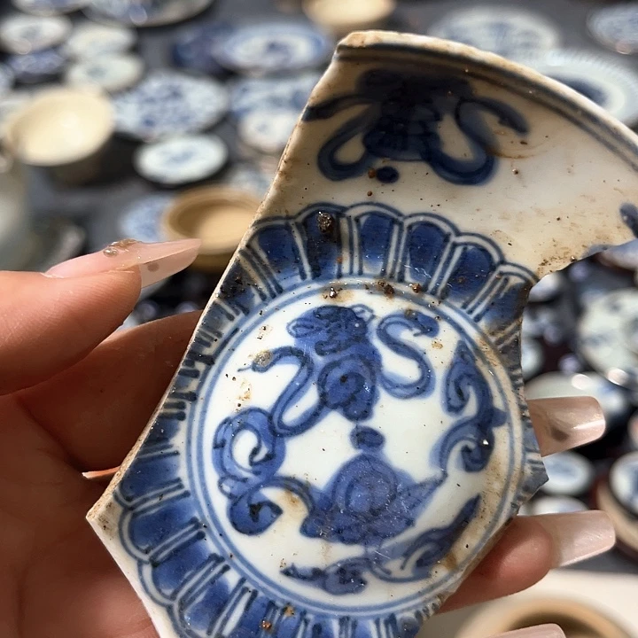 瓷片瓷片茶托喝茶非常不错