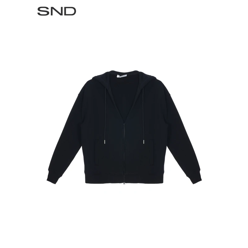 【SAUMPLE STUDY SYMP 设计师品牌】SND AW25 连帽加绒宽松卫衣外套