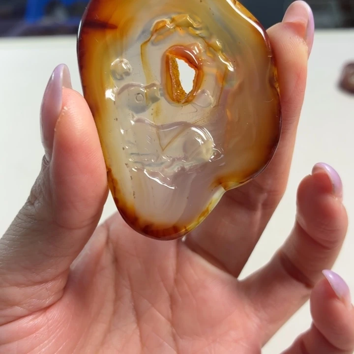 玛瑙/玉髓未镶嵌吊坠(不含链)