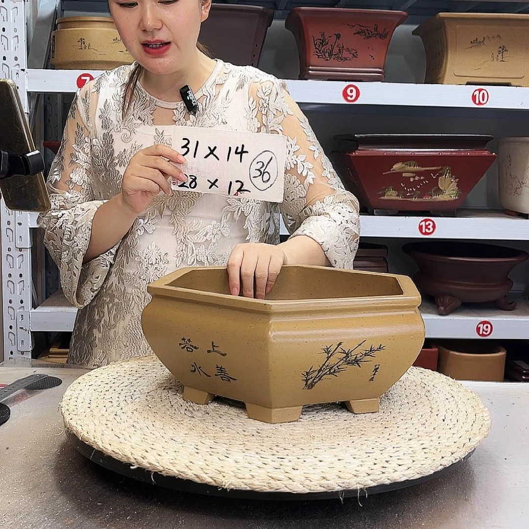 紫砂花盆紫砂花盆