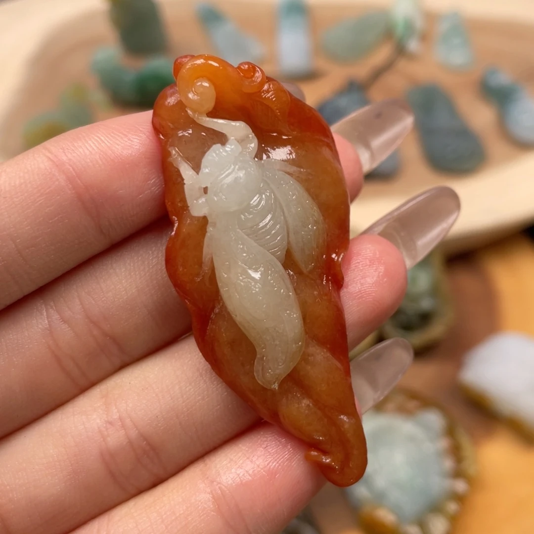 观***子定制翡翠未镶嵌翡翠