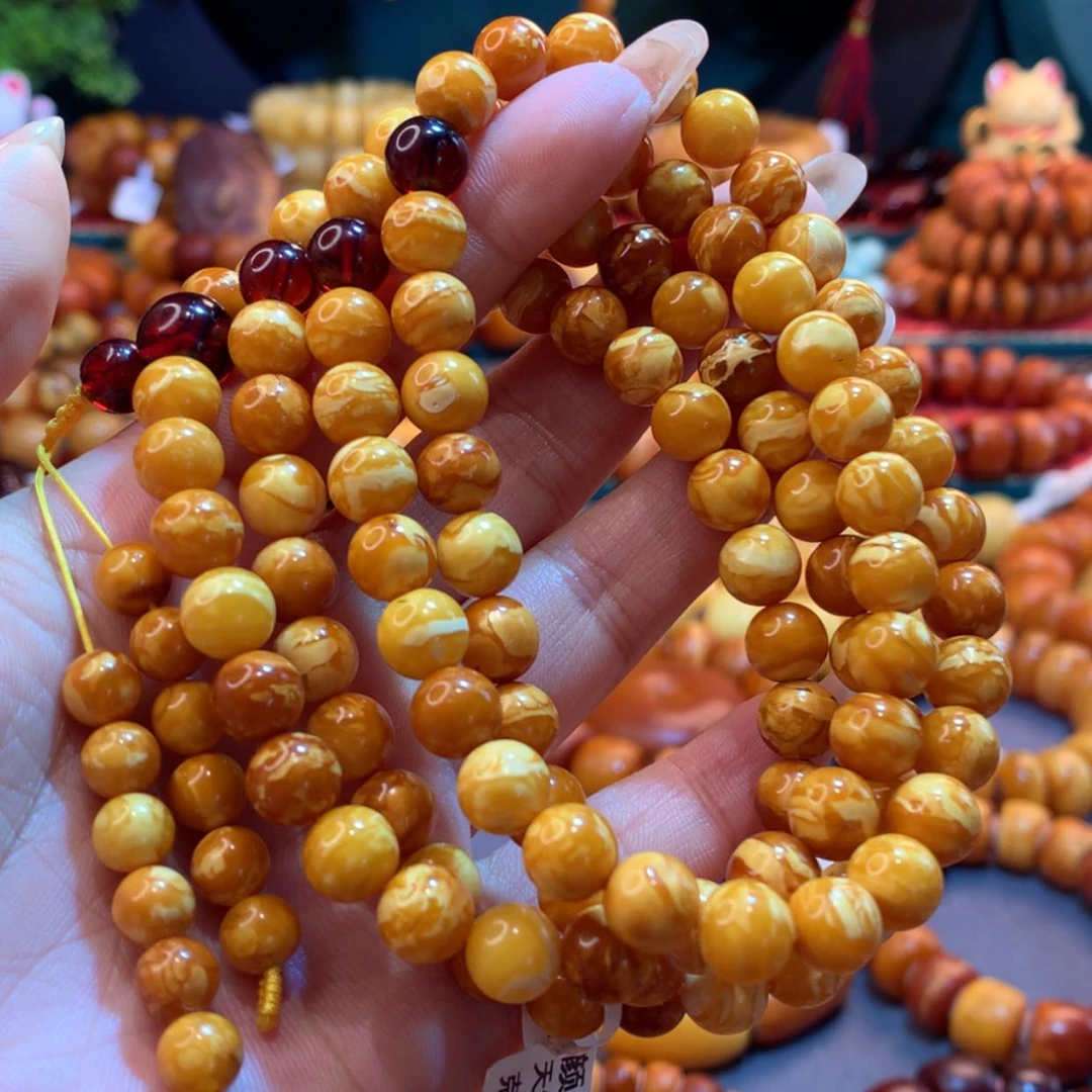 【闪购商品】蜜蜡手链未镶嵌蜜蜡手链