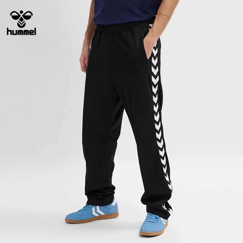 hummel足球裤训练裤男新款休闲跑步健身运动轻薄高弹宽松速干长裤