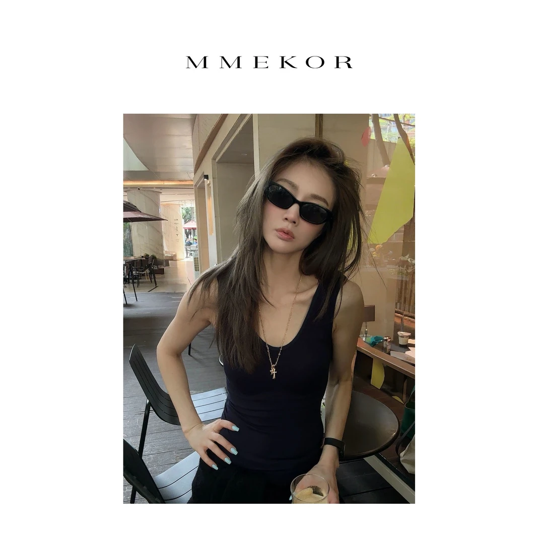 MMEKORMMEKOR“婴儿背心” 2025新款秋款静奢老钱风百搭上衣 30369