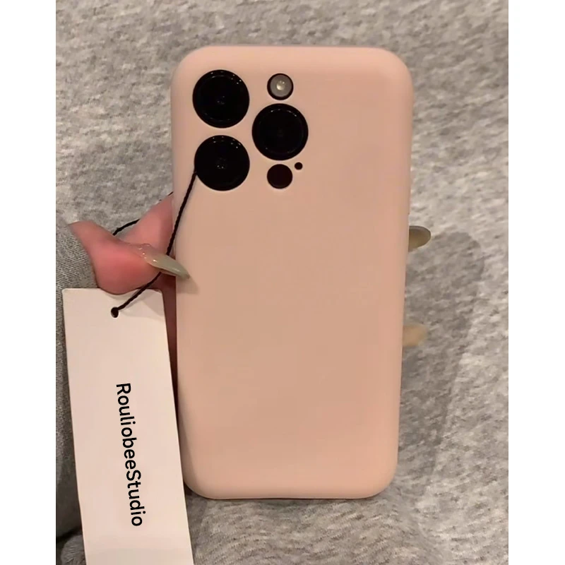 BANCA肥皂液态壳苹果16promax手机壳iphone14/15肤感肥皂13/12