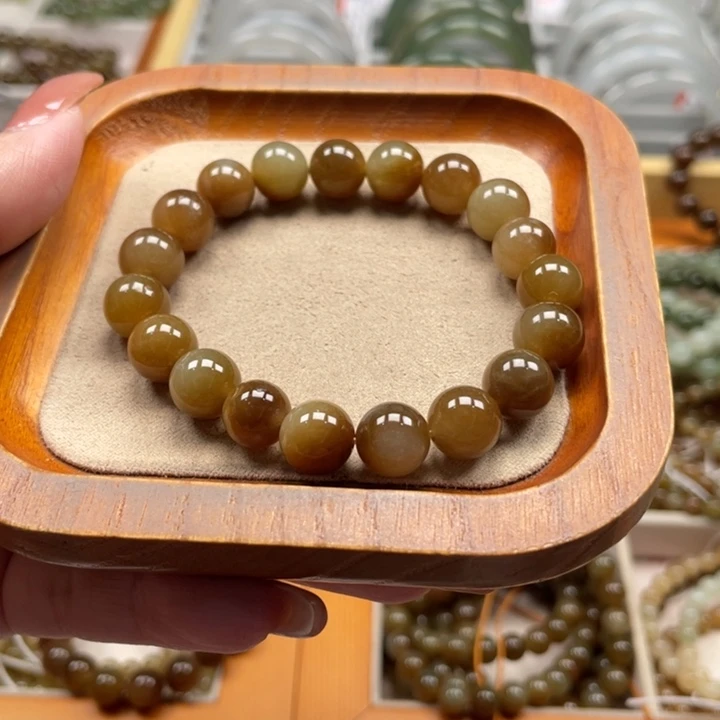 和田玉手串10mm未镶嵌