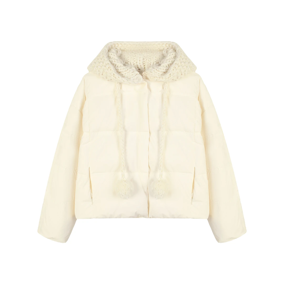 【林金金】气质百搭设计感秋冬连帽羽绒服预JJD4YRF7546