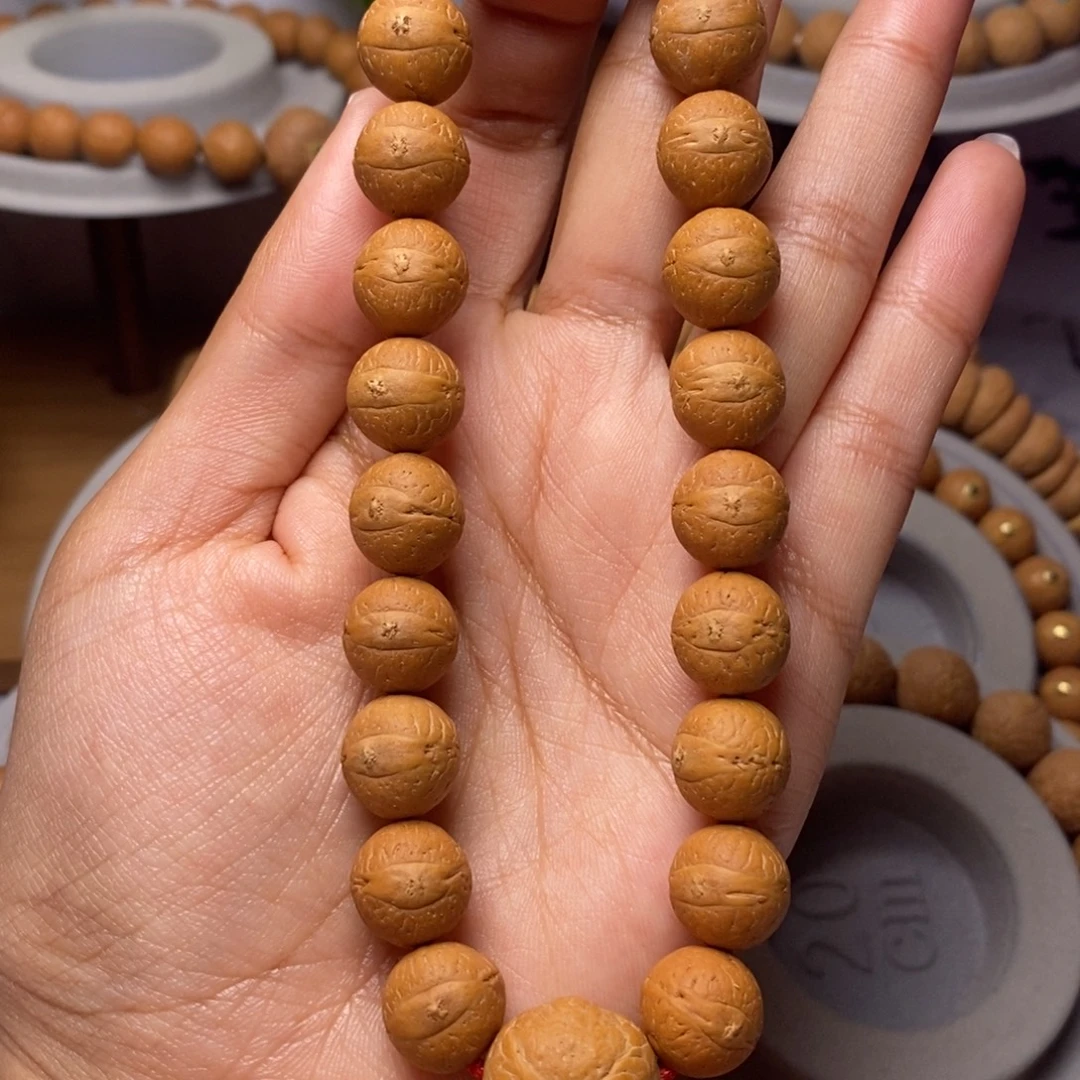 凤眼菩提吊坠手串
