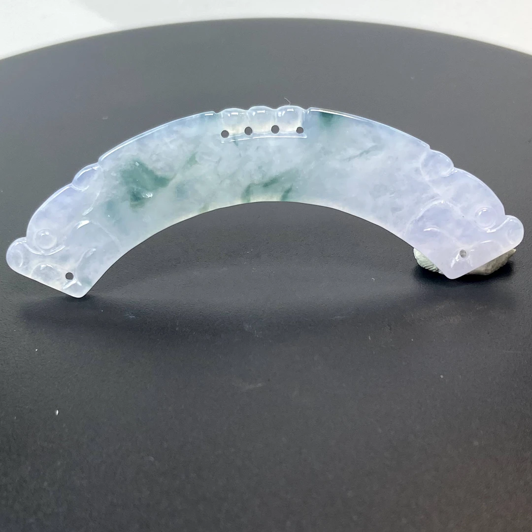 RX10天然缅甸A货翡翠春彩仿古玉衡/030613/北京中保拍卖