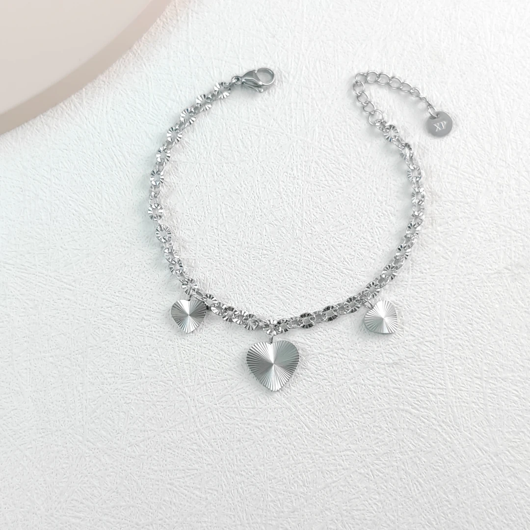 XUPING/旭平首饰 不锈钢手链 夏上新设计小众爱心 GDX T001071168