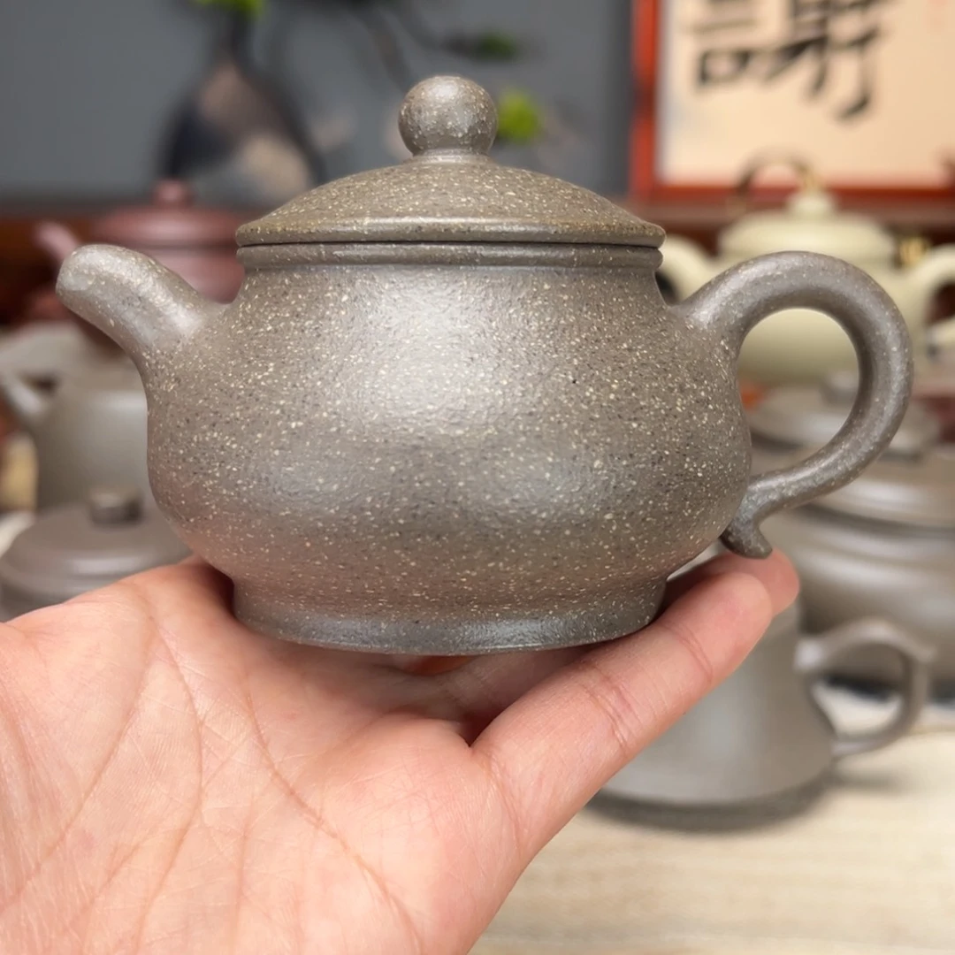 紫砂茶壶蟹壳青的180