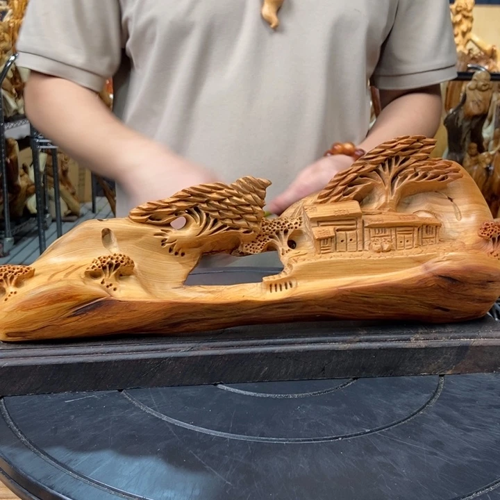 柏木（崖柏）山水倒流香送两盒香