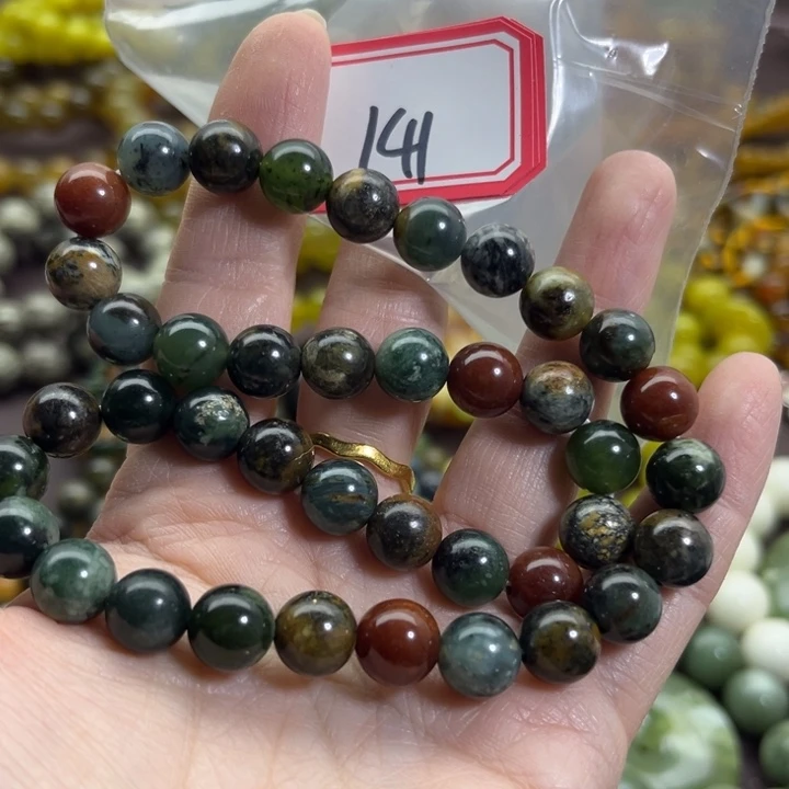 蛇纹石玉未镶嵌手链