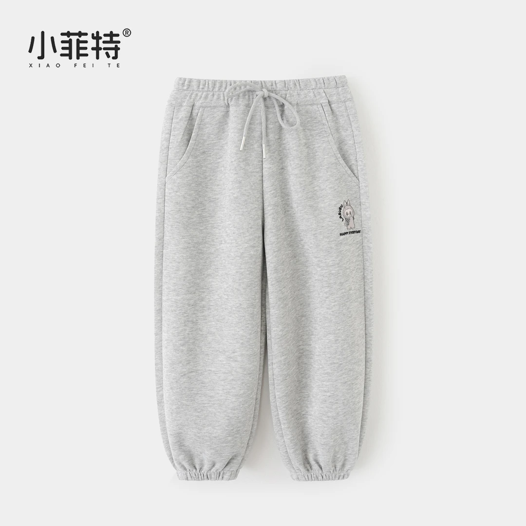 小菲特女童秋装新款时尚长裤中大童休闲卫裤儿童裤子HNKQ52683