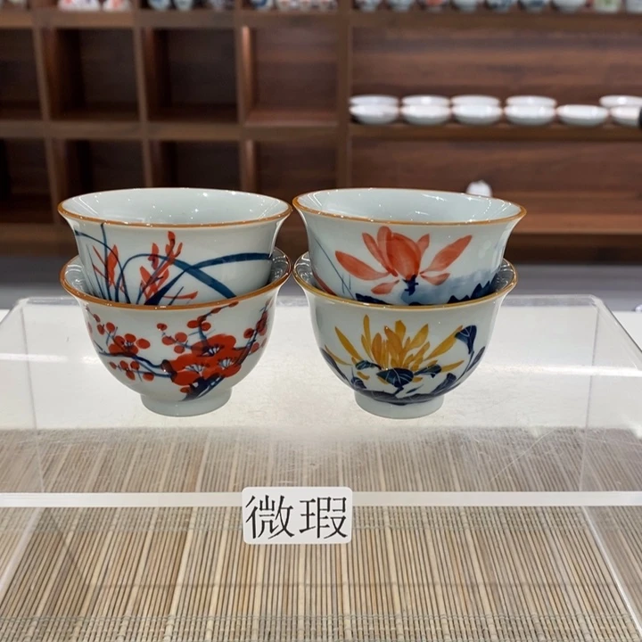 釉下老陶泥手工绘制