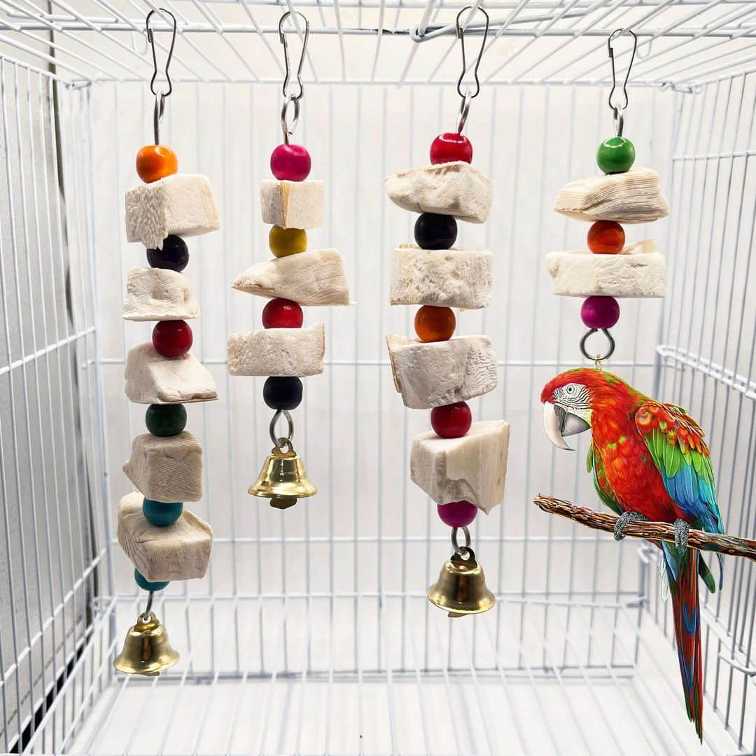 磨牙串鹦鹉玄凤虎皮牡丹啃咬解闷玩具鸟类补钙宠物用品