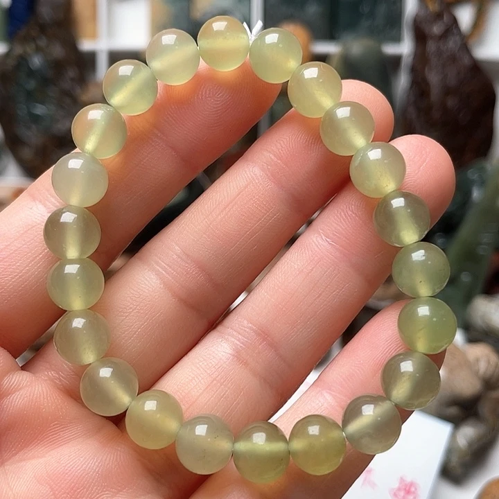 未镶嵌蛇纹石玉手串